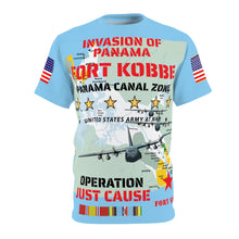 Load image into Gallery viewer, Unisex AOP Cut & Sew Tee - Invasion of Panama - Fort Kobbe - Operation Just Cause