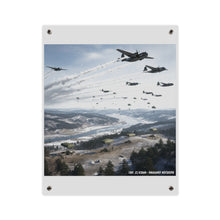 Load image into Gallery viewer, Acrylic Wall Art Panel - Operation Tomahawk - 187th Regimental Combat Team