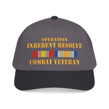Load image into Gallery viewer, Mid Profile Baseball Cap - Opn Inherent Resolve (OIR) SVC Bar - Combat Veteran - DTF
