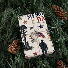 Load image into Gallery viewer, Gift Wrap Paper — Memorial Day Remembrance Pattern