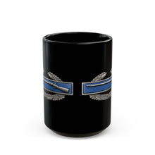 Load image into Gallery viewer, Black Mug (15oz) - Army - Combat Infantryman Badge - No Txt - 3D X 300