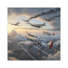 Load image into Gallery viewer, Indoor and Outdoor Silk Posters - Red Tails in Action