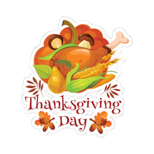 Load image into Gallery viewer, Kiss-Cut Stickers - Thanksgiving Day - Turkey
