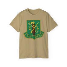 Load image into Gallery viewer, Unisex Ultra Cotton Tee - Army - 212th Military Police Company - DUI wo Txt X 300