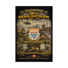 Load image into Gallery viewer, Matte Poster - Vietnam War signal support tribute