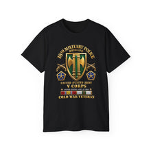 Load image into Gallery viewer, Unisex Ultra Cotton Tee - Army - 18th MP Brigade - V Corps- COLD SVC - 3d Enhanced X 300