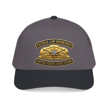 Load image into Gallery viewer, Mid Profile Baseball Cap - USCG - Tactical Law Enforcement w txt - 3D - Enhanced