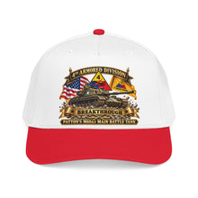 Load image into Gallery viewer, Mid Profile Baseball Cap - 4th Armored Division - PATTON'S M60A1 Main Battle Tank - Breakthrough Division