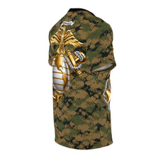 Load image into Gallery viewer, AOP - USMC Camouflage Pattern w Eagle Globe Anchor