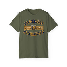 Load image into Gallery viewer, Unisex Ultra Cotton Tee - USCG - Marine Safety - Auxiliary w txt - 3D - Enhanced