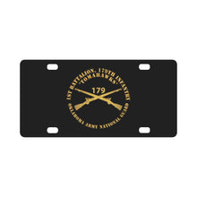 Load image into Gallery viewer, 1st Bn, 179th Infantry - OKARNG - Inf Branch X 300 Classic License Plate