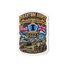 Load image into Gallery viewer, Die-Cut Magnet - Army - Phantom Army - Operation Fortitude - WWII - 1st FUSAG - 3D - Enhanced