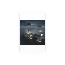 Load image into Gallery viewer, Indoor and Outdoor Silk Posters - Night Air Assault by Army Rangers