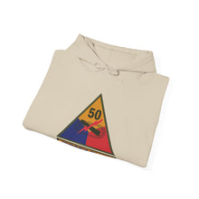 Load image into Gallery viewer, Hoodie – SSI - 50th Armored Division w Name Tape X 300