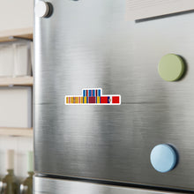 Load image into Gallery viewer, Kiss-Cut Vinyl Decals - Army - WWII Service Ribbons Bar w Philippines SVC (Pacific Theater)