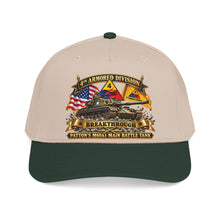 Load image into Gallery viewer, Mid Profile Baseball Cap - 4th Armored Division - PATTON'S M60A1 Main Battle Tank - Breakthrough Division