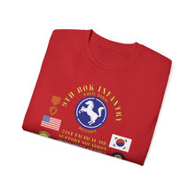Load image into Gallery viewer, Unisex Tee, Military T-Shirt, Military Veteran Gift, Patriotic Shirt, Army Apparel - USAF - 21st Tactical Air Support Squadron - 9th Infantry Division - ROK w VN SVC - V3 - Group X 300