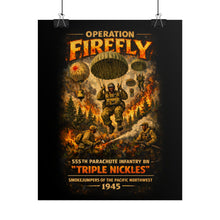 Load image into Gallery viewer, Posters - Operation Firefly - 555th Parachute Infantry