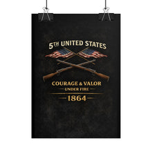 Load image into Gallery viewer, Posters - Honoring the 5th USCT, 1864 - Left