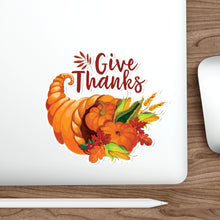 Load image into Gallery viewer, Die-Cut Stickers - Thanksgiving - Give Thanks
