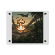Load image into Gallery viewer, Acrylic Wall Art Panel - Jungle Drug Lab Destruction w Explosions