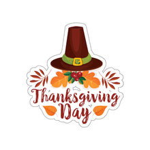 Load image into Gallery viewer, Die-Cut Stickers - Thanksgiving Day - Happy Thanksgiving Day
