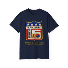 Load image into Gallery viewer, Ultra Cotton Tee - USA-Korea Team Spirit 88