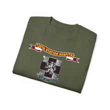 Load image into Gallery viewer, Unisex Ultra Cotton Tee - Army - 130th Station Hospital - Ribbon - DUI - Army Nurse Branch X 300