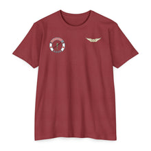 Load image into Gallery viewer, Unisex CVC Jersey T-shirt - Dustoff Association w Aviator Badge