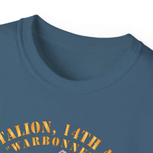 Load image into Gallery viewer, Unisex Ultra Cotton Tee - 6th Battalion, 14th Artillery Regiment - DUI - Warbonnets - VN SVC BAR - Top X 300