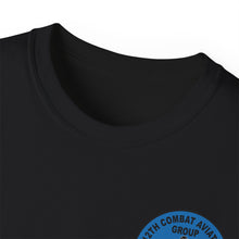 Load image into Gallery viewer, Unisex Ultra Cotton Tee - Vietnam Combat Aviation Vet w Air Crew Badges - 12th Combat Aviation Group - Black Jack - Sgt Howard Meyers - 1968-1969 SVC X 300