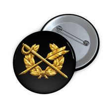 Load image into Gallery viewer, Custom Pin Buttons - Army Medical Corps Branch Insignia - 3D - Enhanced