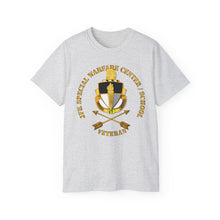 Load image into Gallery viewer, Unisex Ultra Cotton Tee - SOF - JFK Special Warfare Center - School Veteran wo BackGrnd