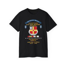 Load image into Gallery viewer, Unisex Ultra Cotton Tee - 8th Infantry Division Scroll - 2nd Bn, 81st Field Artillery Regiment - Idar Oberstein Germany - Cold War Vet w COLD SVC - 1970 - 1980