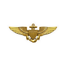 Load image into Gallery viewer, Kiss-Cut Stickers - USCG - Aviator Badge wo txt - 3D - Enhanced