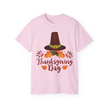 Load image into Gallery viewer, Unisex Ultra Cotton Tee - Thanksgiving Day - Happy Thanksgiving Day