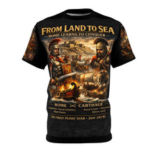 Load image into Gallery viewer, First Punic War Tribute Tee — Rome vs Carthage War for Sicily (264–241 BC)