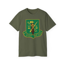Load image into Gallery viewer, Unisex Ultra Cotton Tee - Army - 212th Military Police Company - DUI wo Txt X 300
