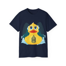 Load image into Gallery viewer, Unisex Ultra Cotton Tee - Yellow Rubber Duck - Front with Water - First Sergeant