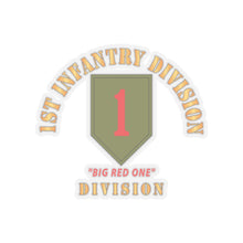 Load image into Gallery viewer, Kiss-Cut Stickers - SSI - 1st Infantry Division - Big Red One X 300