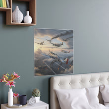 Load image into Gallery viewer, Indoor and Outdoor Silk Posters - Red Tails in Action