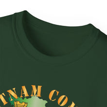 Load image into Gallery viewer, Unisex Ultra Cotton Tee - Vietnam Combat Veteran w 20th Engineer Brigade SSI - Dong Tam X 300