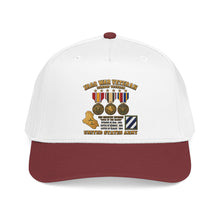 Load image into Gallery viewer, Mid Profile Baseball Cap - Army - Iraq War Veteran - 3rd Infantry Division - 3D - Enhanced