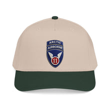 Load image into Gallery viewer, Mid Profile Baseball Cap - 11th Airborne Division w Arctic Tab wo txt - 3D - Enhanced