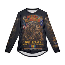 Load image into Gallery viewer, 369th Infantry Regiment - Harlem Hellfighters - WWI - Tribute Long Sleeve Shirt — 191 Days in Combat
