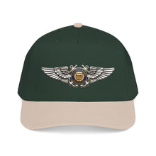 Load image into Gallery viewer, Mid Profile Baseball Cap - USCG - Aviator Badge - Auxiliary wo txt - 3D - Enhanced