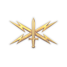 Load image into Gallery viewer, Kiss-Cut Stickers - Army Cyber Corps Branch Insignia - 3D - Enhanced