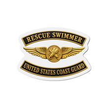 Load image into Gallery viewer, Die-Cut Magnet - USCG - Aviation Rescue Swimmer w txt - 3D - Enhanced