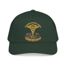Load image into Gallery viewer, Mid Profile Baseball Cap - Army - Medical Corps - US Army w Scene - 3D - Enhanced