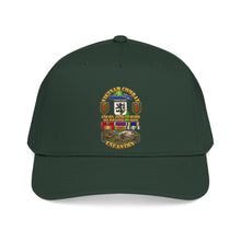 Load image into Gallery viewer, Mid Profile Baseball Cap - Vietnam Combat Veteran - 2nd Bn, 28th Inf 1st Inf Div - VN SVC w bronze star w OLC - 4 Stars w Battle Scene - 3D - Transparent
